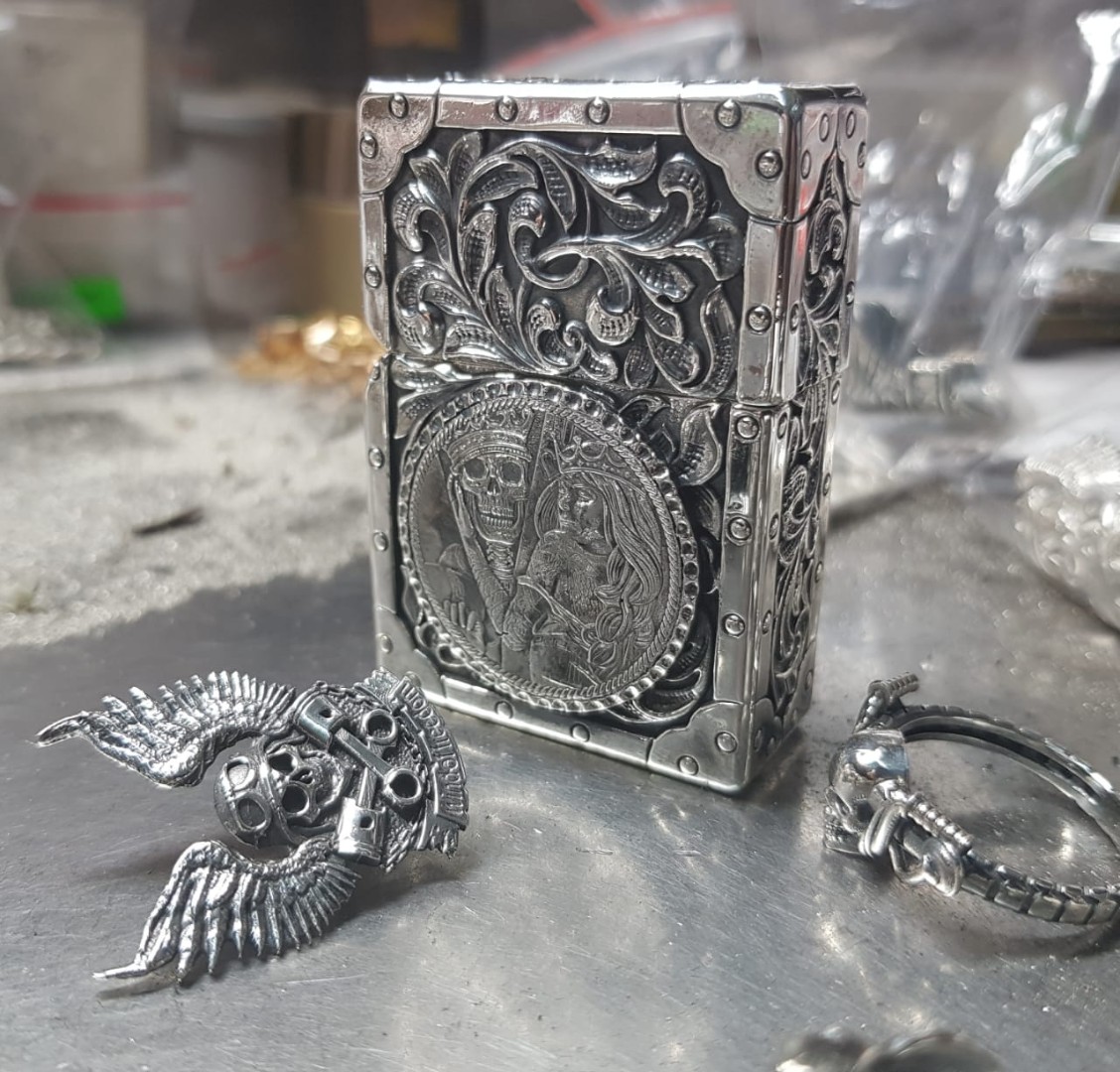 Серебряная Зажигалка Купить В Москве